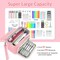 Sooez Super Large Pencil Case, Big Capacity Pencil Bag with 3 Compartments, can hold 100 pencils, Cute Pencil Pouch with Zipper, Portable Stationery Pen Bag, Aesthetic School Supplies For Girls, Pink